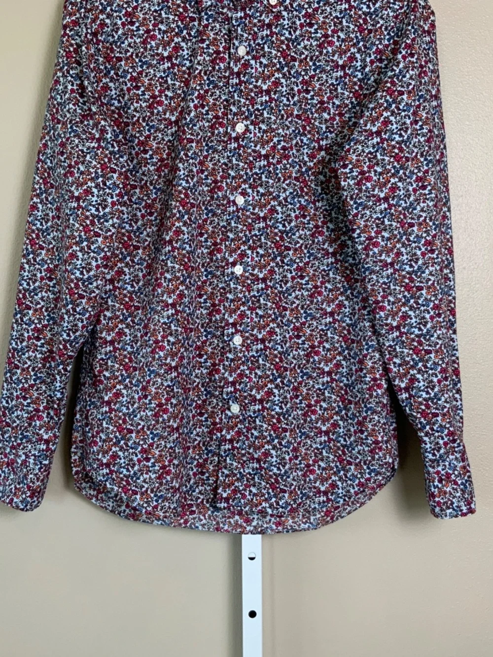 J. Crew Floral Printed Slim Fit Casual Button Down Shirt